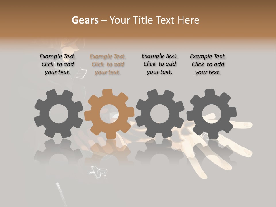 A Person Holding A Hand With A Glove On It PowerPoint Template