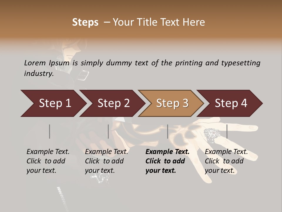 A Person Holding A Hand With A Glove On It PowerPoint Template