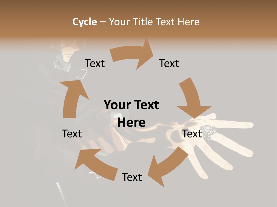 A Person Holding A Hand With A Glove On It PowerPoint Template