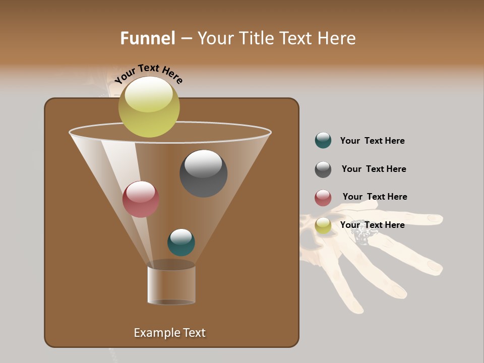 A Person Holding A Hand With A Glove On It PowerPoint Template