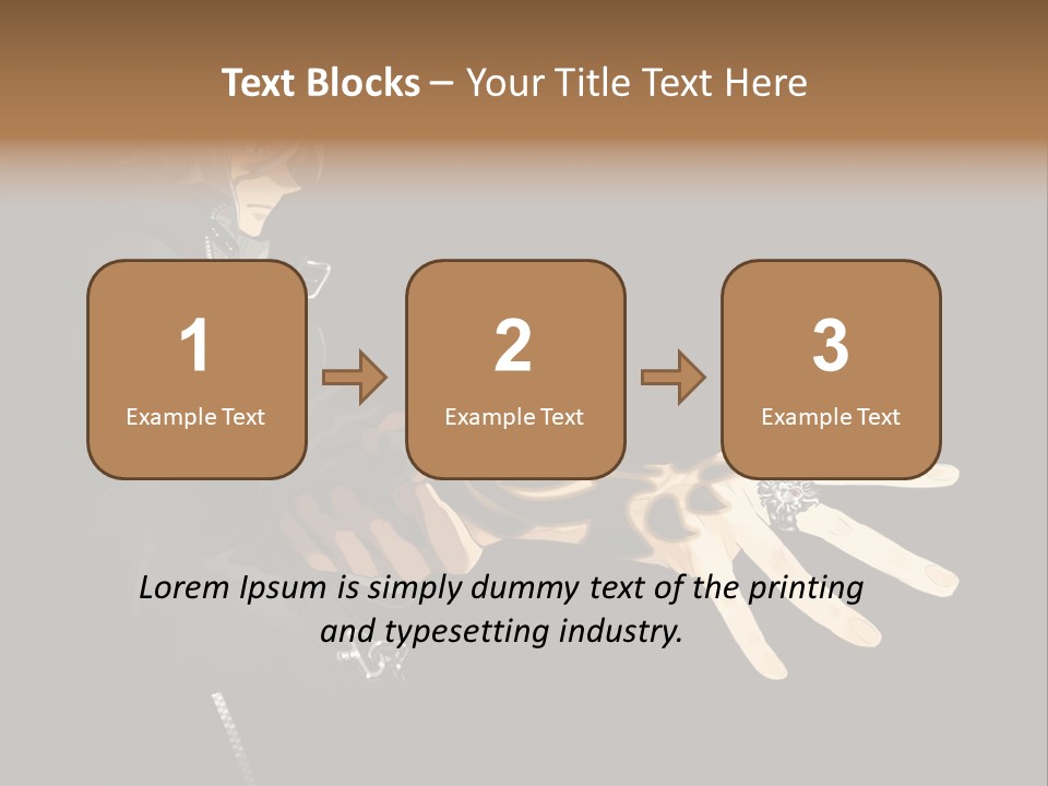 A Person Holding A Hand With A Glove On It PowerPoint Template