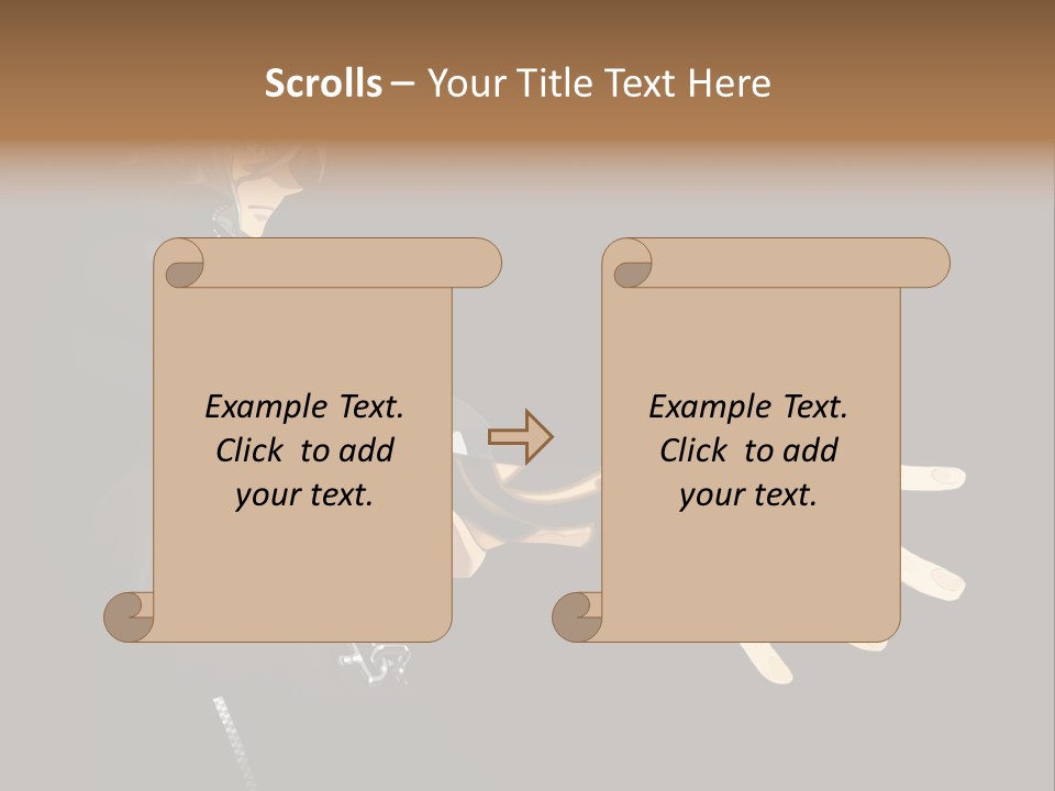 A Person Holding A Hand With A Glove On It PowerPoint Template