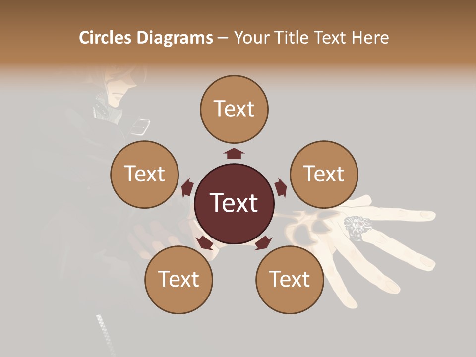 A Person Holding A Hand With A Glove On It PowerPoint Template