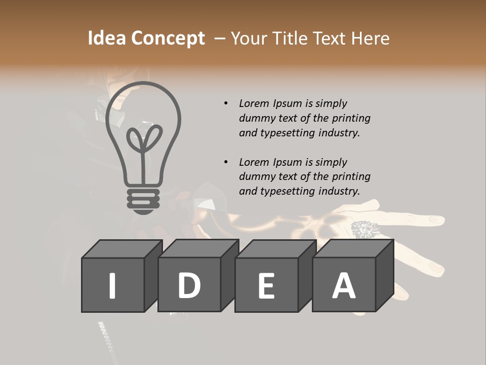 A Person Holding A Hand With A Glove On It PowerPoint Template