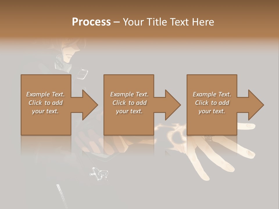 A Person Holding A Hand With A Glove On It PowerPoint Template