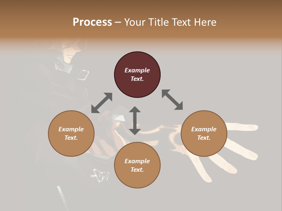 A Person Holding A Hand With A Glove On It PowerPoint Template