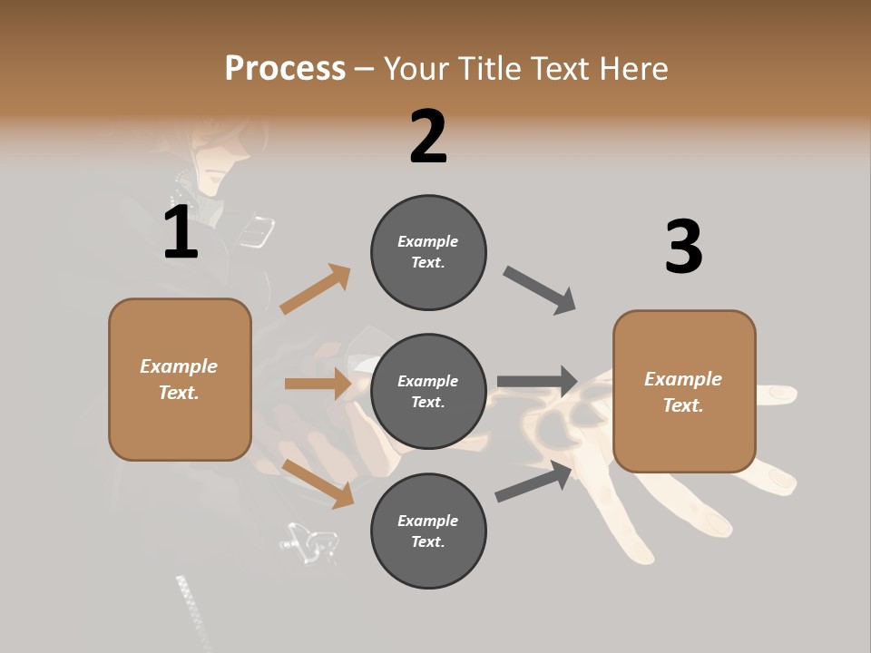 A Person Holding A Hand With A Glove On It PowerPoint Template
