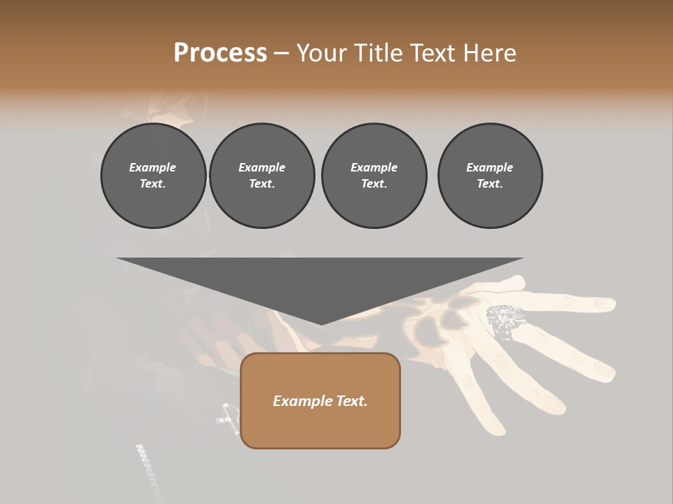 A Person Holding A Hand With A Glove On It PowerPoint Template