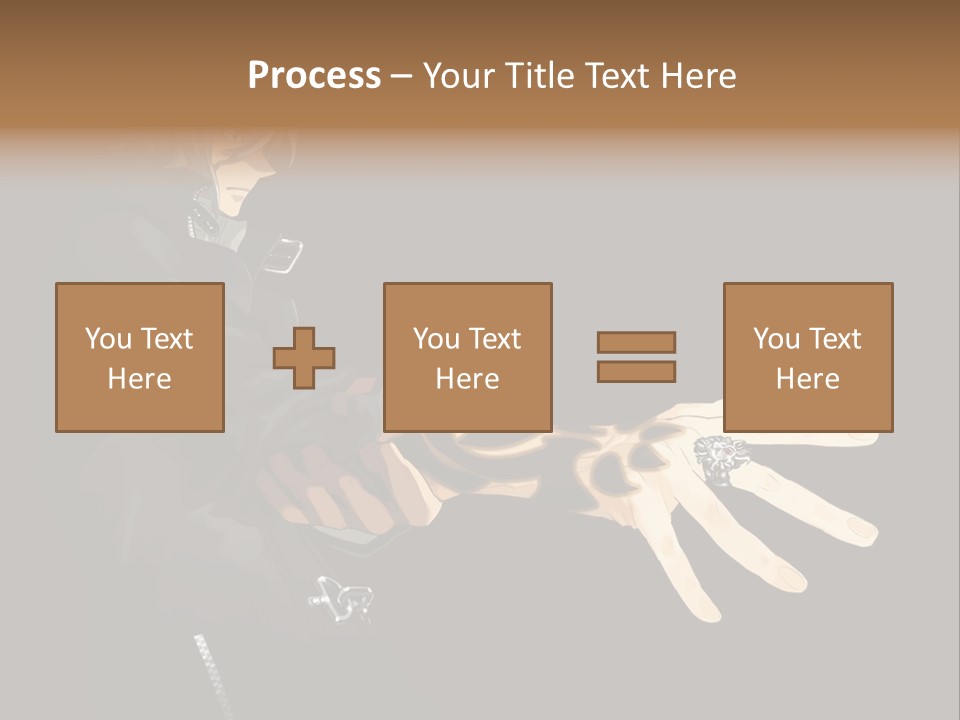 A Person Holding A Hand With A Glove On It PowerPoint Template