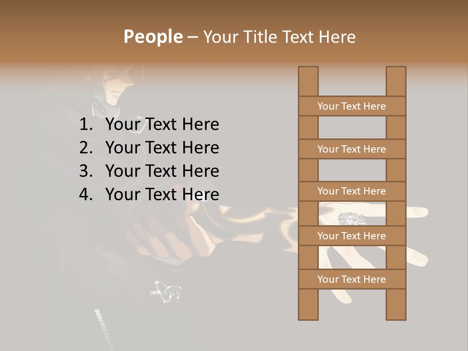 A Person Holding A Hand With A Glove On It PowerPoint Template