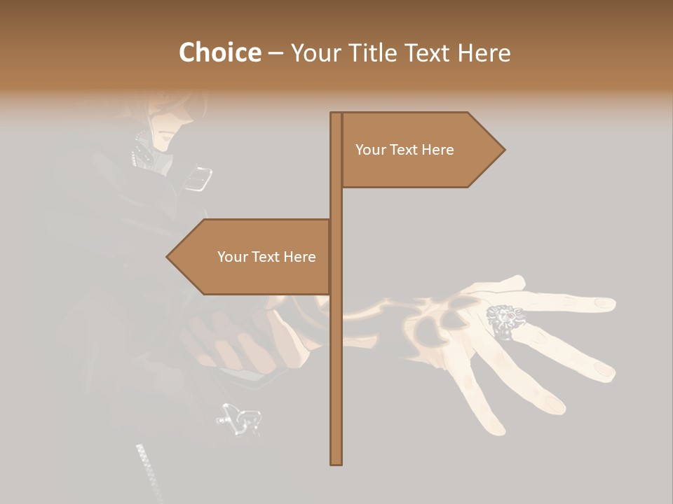 A Person Holding A Hand With A Glove On It PowerPoint Template
