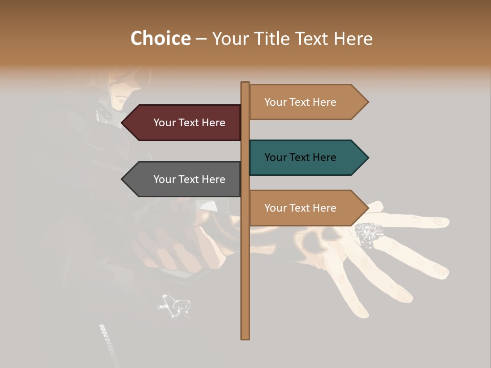 A Person Holding A Hand With A Glove On It PowerPoint Template