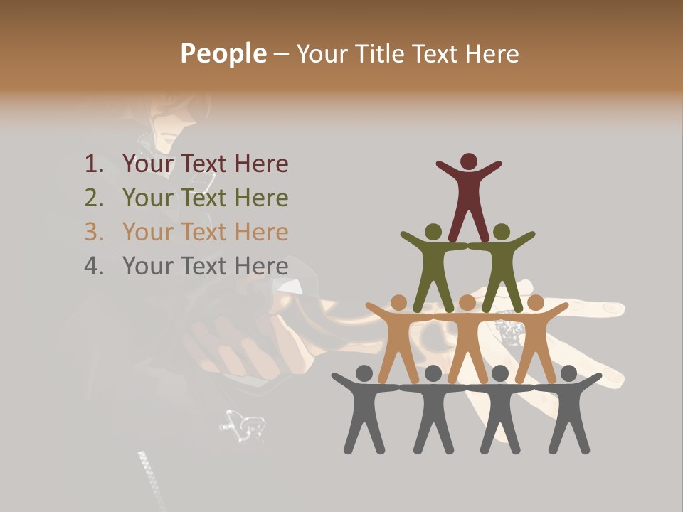 A Person Holding A Hand With A Glove On It PowerPoint Template