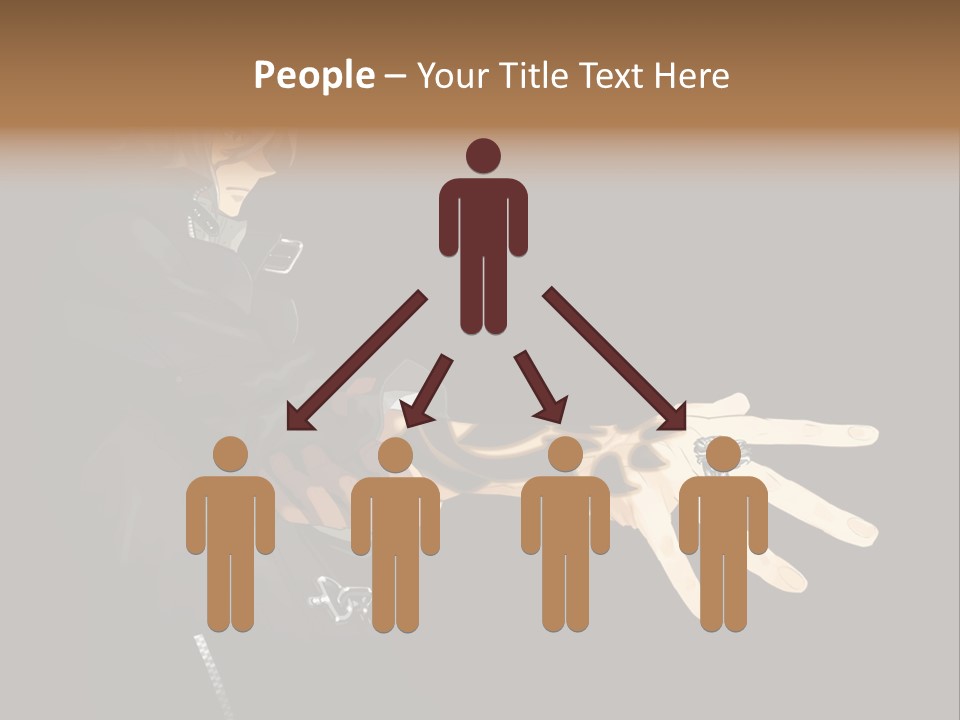 A Person Holding A Hand With A Glove On It PowerPoint Template