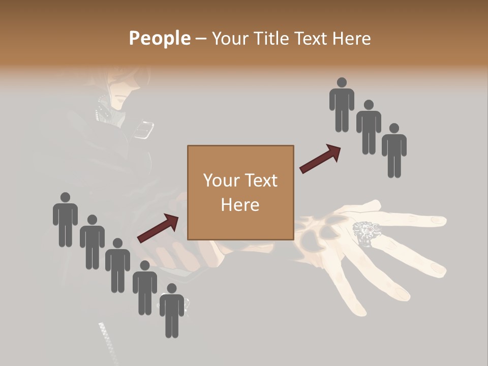 A Person Holding A Hand With A Glove On It PowerPoint Template