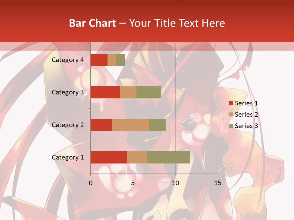 A Woman In A Red Dress With Long Hair PowerPoint Template