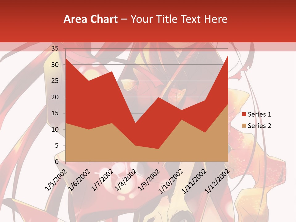 A Woman In A Red Dress With Long Hair PowerPoint Template