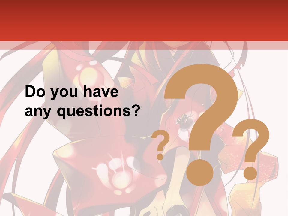 A Woman In A Red Dress With Long Hair PowerPoint Template