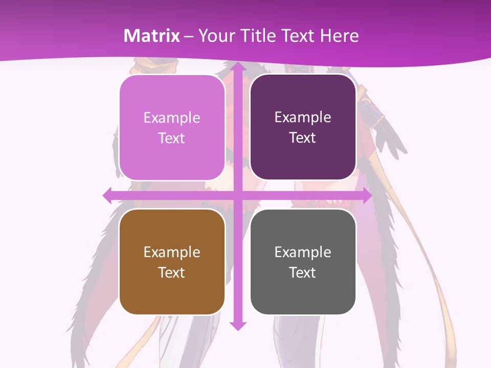 A Woman In A Red Dress Is Holding A Sword PowerPoint Template