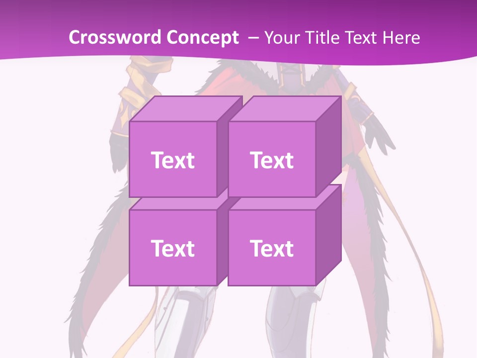 A Woman In A Red Dress Is Holding A Sword PowerPoint Template
