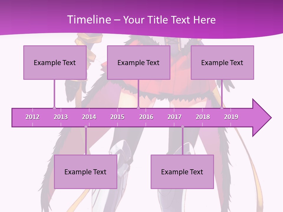 A Woman In A Red Dress Is Holding A Sword PowerPoint Template
