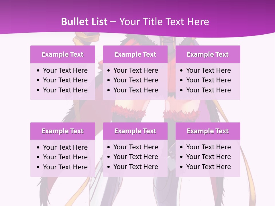 A Woman In A Red Dress Is Holding A Sword PowerPoint Template