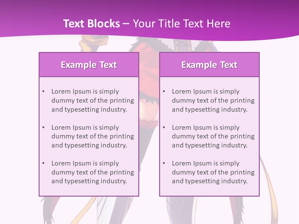 A Woman In A Red Dress Is Holding A Sword PowerPoint Template