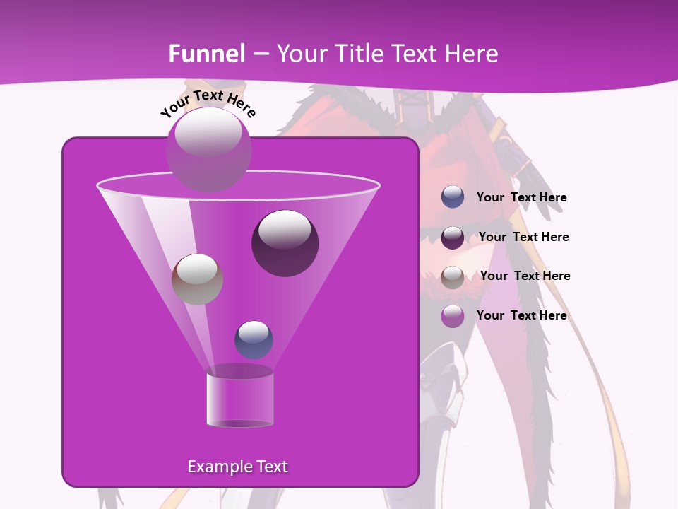 A Woman In A Red Dress Is Holding A Sword PowerPoint Template