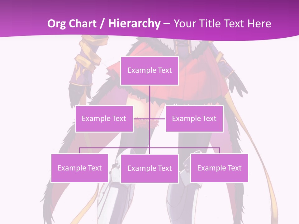 A Woman In A Red Dress Is Holding A Sword PowerPoint Template