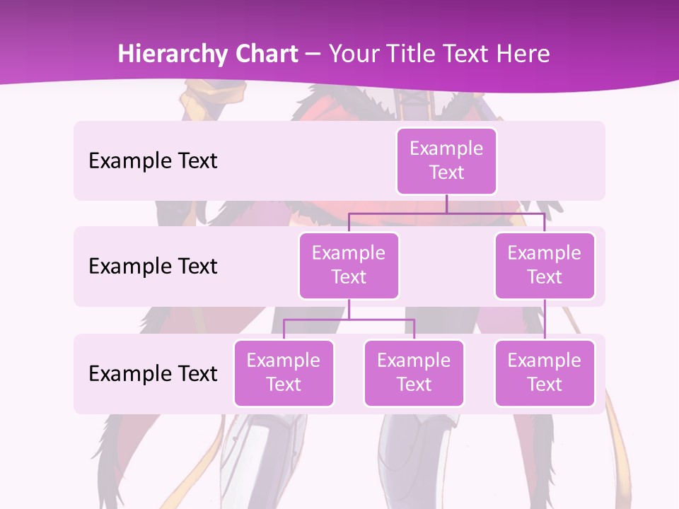 A Woman In A Red Dress Is Holding A Sword PowerPoint Template