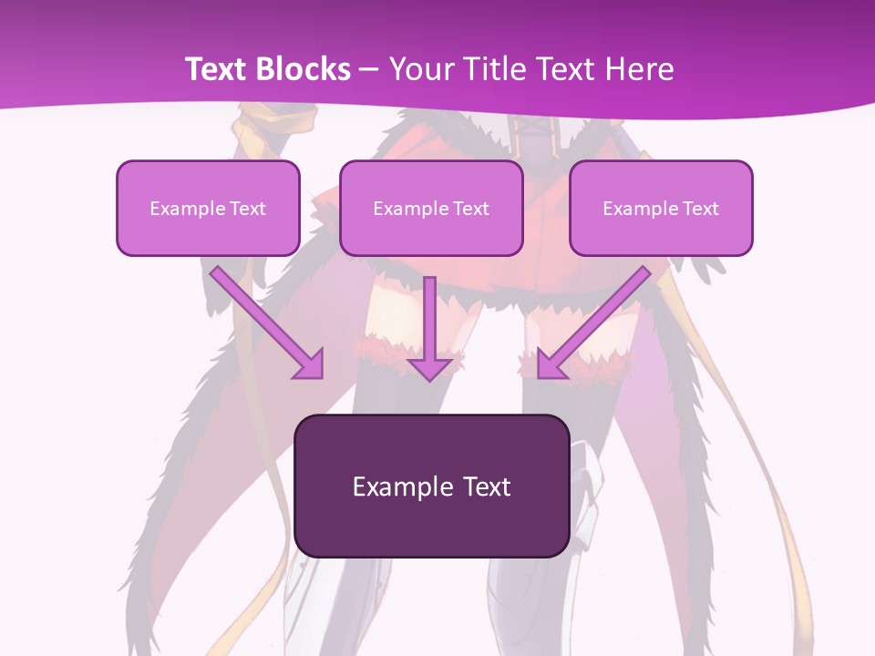 A Woman In A Red Dress Is Holding A Sword PowerPoint Template