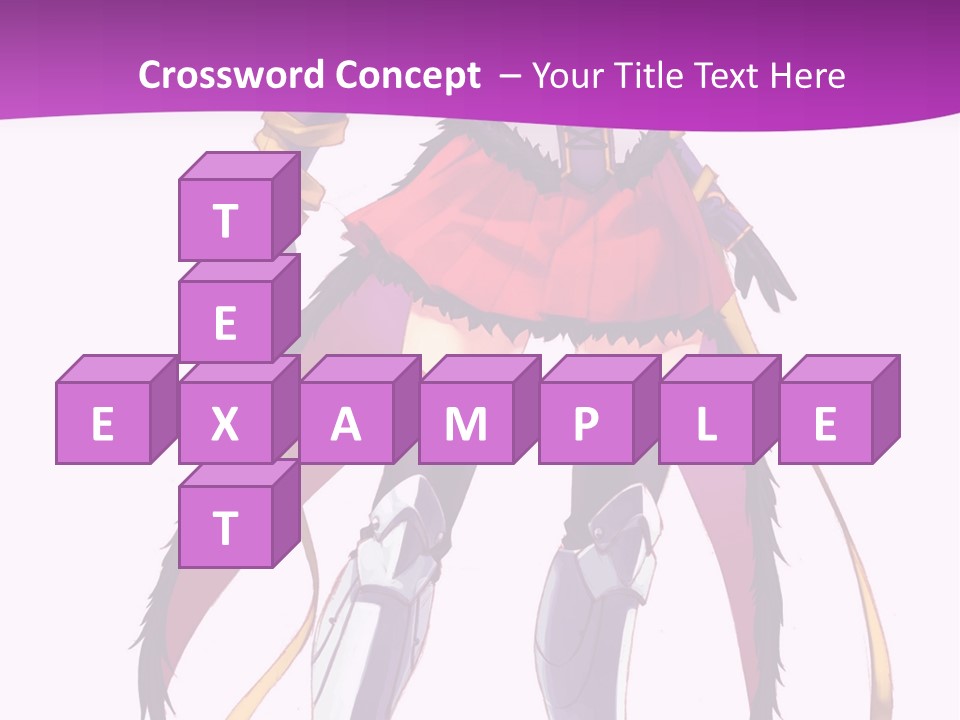 A Woman In A Red Dress Is Holding A Sword PowerPoint Template