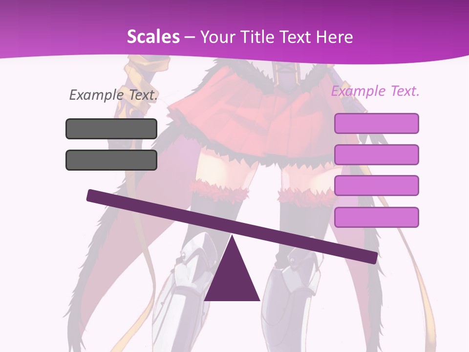 A Woman In A Red Dress Is Holding A Sword PowerPoint Template