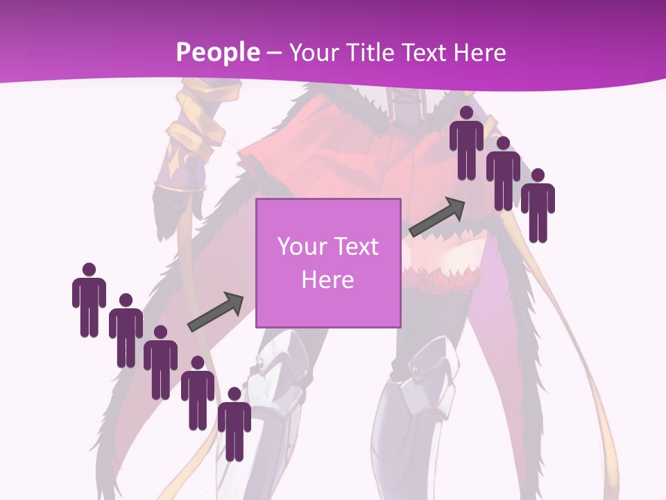 A Woman In A Red Dress Is Holding A Sword PowerPoint Template