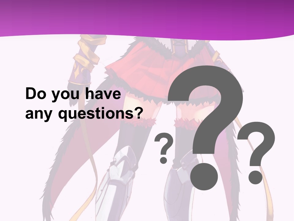 A Woman In A Red Dress Is Holding A Sword PowerPoint Template