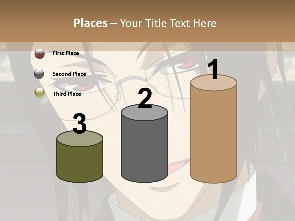 A Man With Glasses Is Looking At The Camera PowerPoint Template