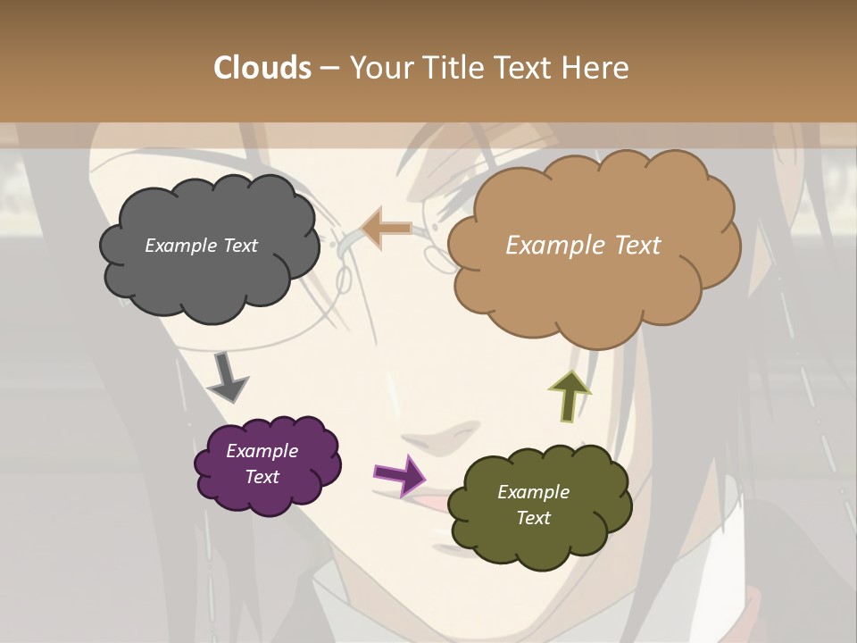 A Man With Glasses Is Looking At The Camera PowerPoint Template