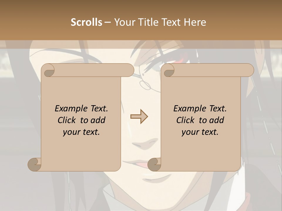 A Man With Glasses Is Looking At The Camera PowerPoint Template