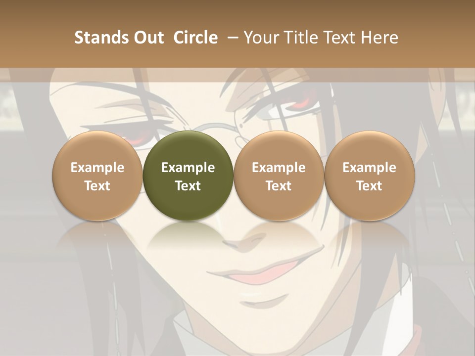 A Man With Glasses Is Looking At The Camera PowerPoint Template