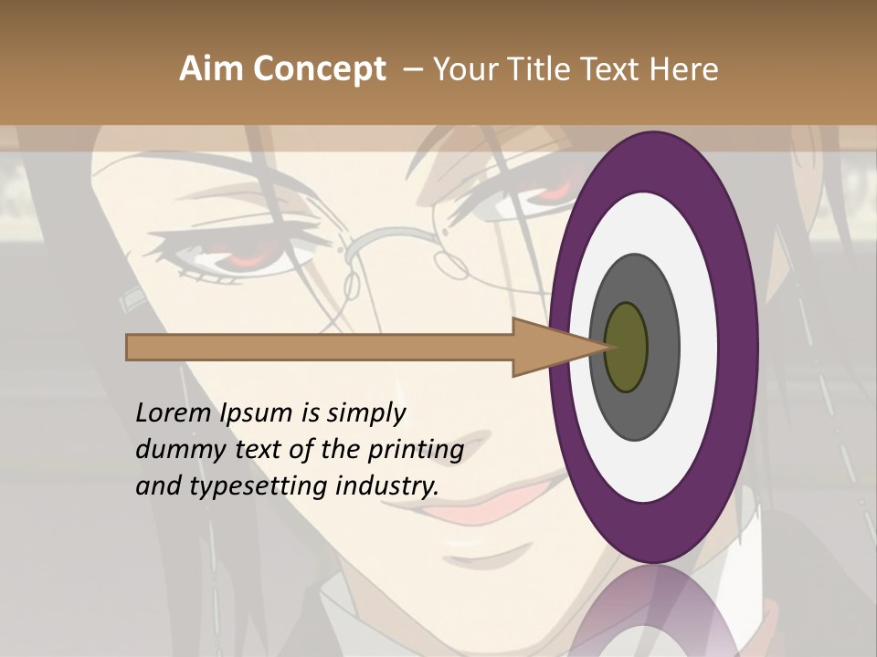 A Man With Glasses Is Looking At The Camera PowerPoint Template