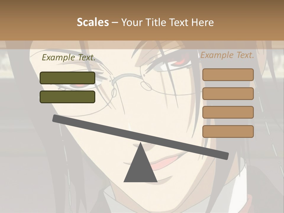 A Man With Glasses Is Looking At The Camera PowerPoint Template