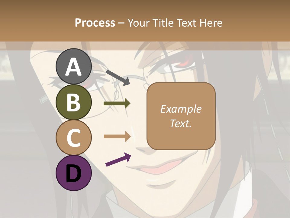 A Man With Glasses Is Looking At The Camera PowerPoint Template