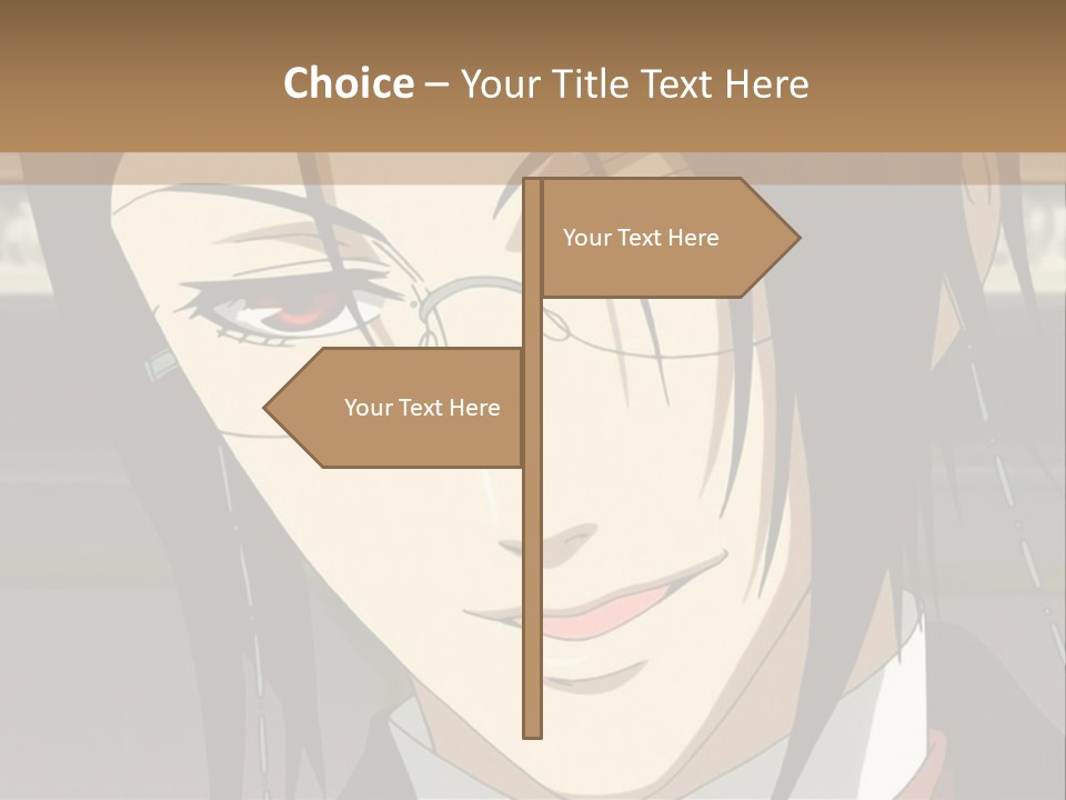 A Man With Glasses Is Looking At The Camera PowerPoint Template