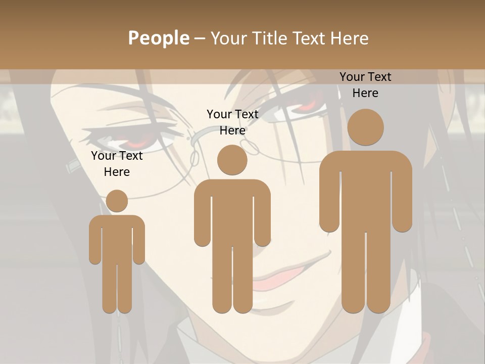 A Man With Glasses Is Looking At The Camera PowerPoint Template