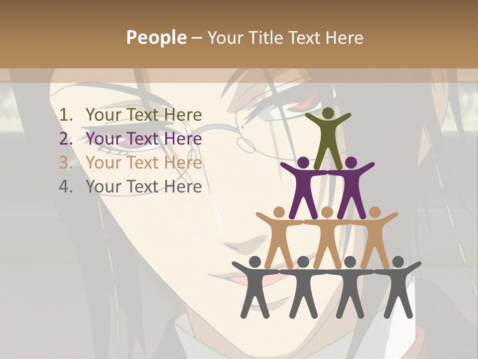 A Man With Glasses Is Looking At The Camera PowerPoint Template