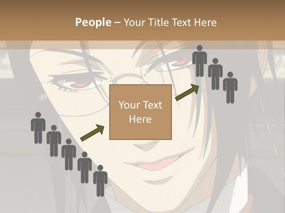 A Man With Glasses Is Looking At The Camera PowerPoint Template