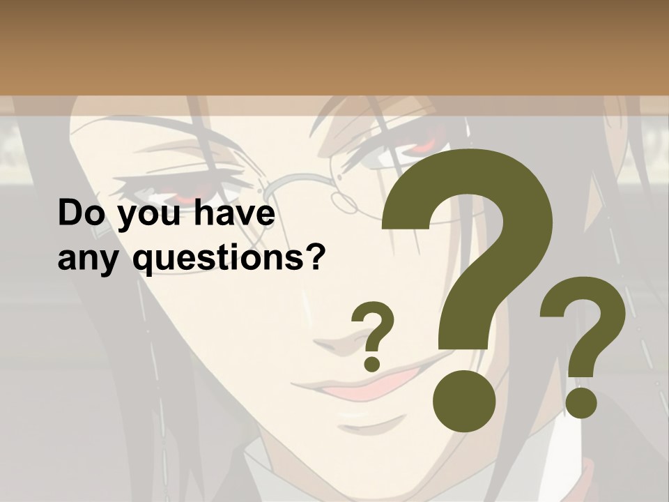 A Man With Glasses Is Looking At The Camera PowerPoint Template