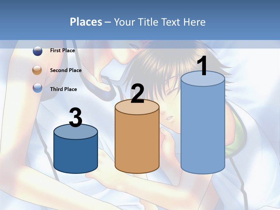 A Couple Of People Laying In A Bed Together PowerPoint Template