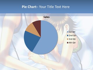 A Couple Of People Laying In A Bed Together PowerPoint Template