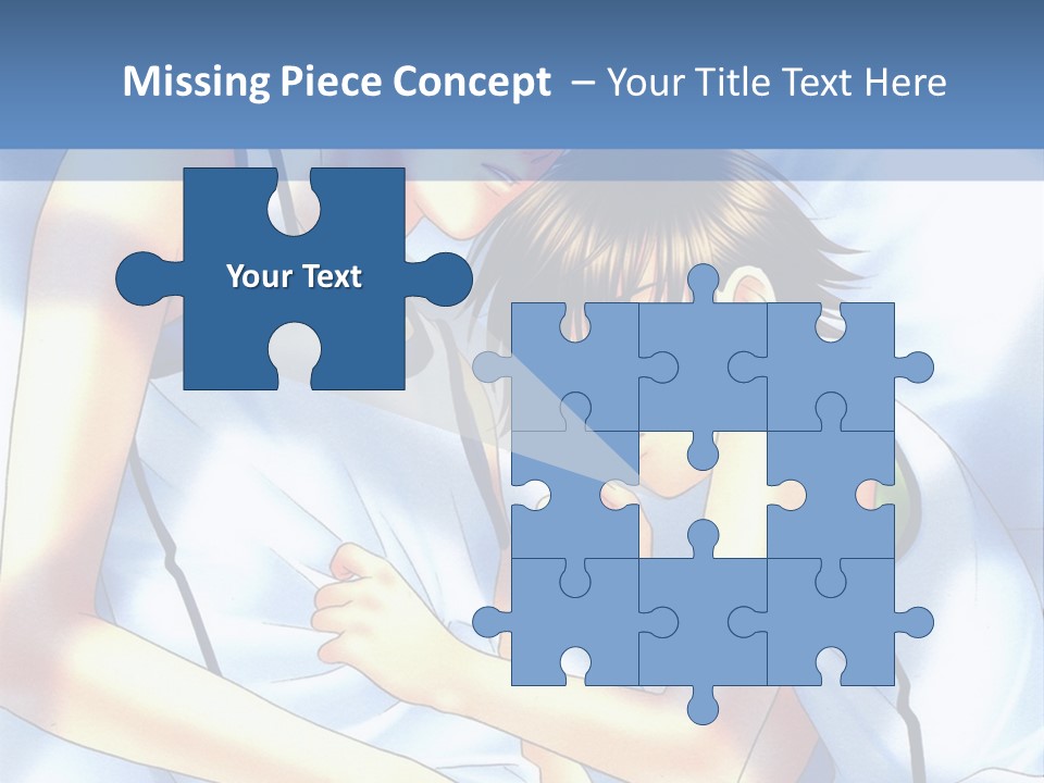 A Couple Of People Laying In A Bed Together PowerPoint Template